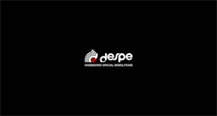 Desktop Screenshot of despe.com